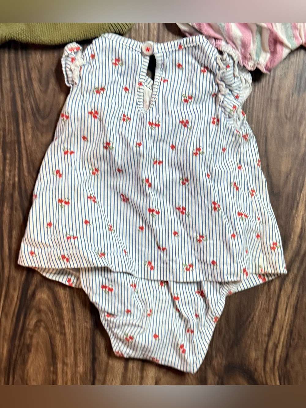 3-6 Months Baby Girl Romper Dress Shirt Bundle Spring Summer Infants - Picture 11 of 11